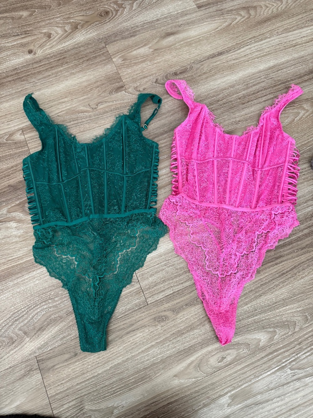 Victoria secret lace corset body suit